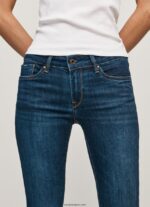 mujer vaqueros pitillo de tiro medio Pepe Jeans 44JTZ65 mezclilla - Imagen 3
