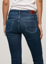 mujer vaqueros pitillo de tiro medio Pepe Jeans 44JTZ65 mezclilla - Imagen 5