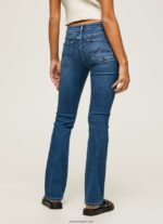 mujer vaqueros pitillo de tiro medio Pepe Jeans 44JTZ71 mezclilla - Imagen 4