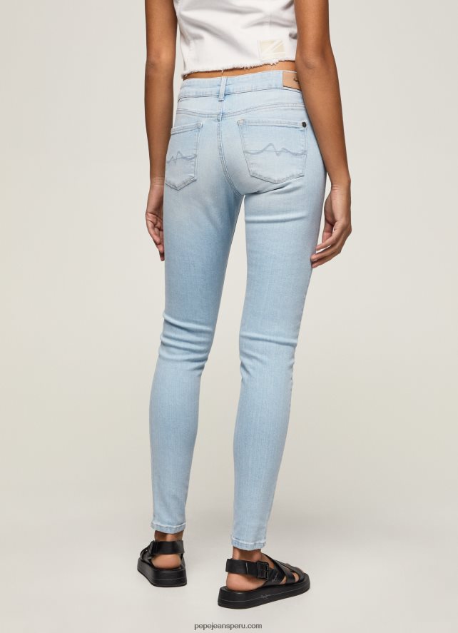 mujer vaqueros pitillo de tiro medio soho Pepe Jeans 44JTZ53 mezclilla - Imagen 4