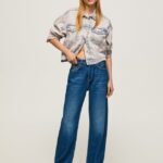 mujer vaqueros robyn de talle alto Pepe Jeans 44JTZ1 mezclilla