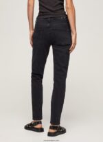 mujer vaqueros violetas de talle alto Pepe Jeans 44JTZ92 mezclilla - Imagen 4