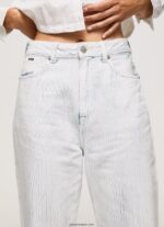 mujer vaqueros willow de talle alto y corte tapered Pepe Jeans 44JTZ66 mezclilla - Imagen 4
