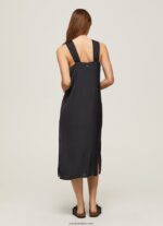mujer vestido casey de raso liso Pepe Jeans 44JTZ186 negro - Imagen 4