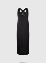 mujer vestido casey de raso liso Pepe Jeans 44JTZ186 negro - Imagen 5