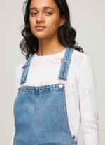 mujer vestido con peto de mezclilla Pepe Jeans 44JTZ162 mezclilla - Imagen 3