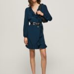 mujer vestido corto cruzado esha Pepe Jeans 44JTZ158 dulwich
