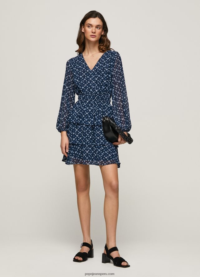 mujer vestido corto eyra estampado Pepe Jeans 44JTZ198 multi - Imagen 2