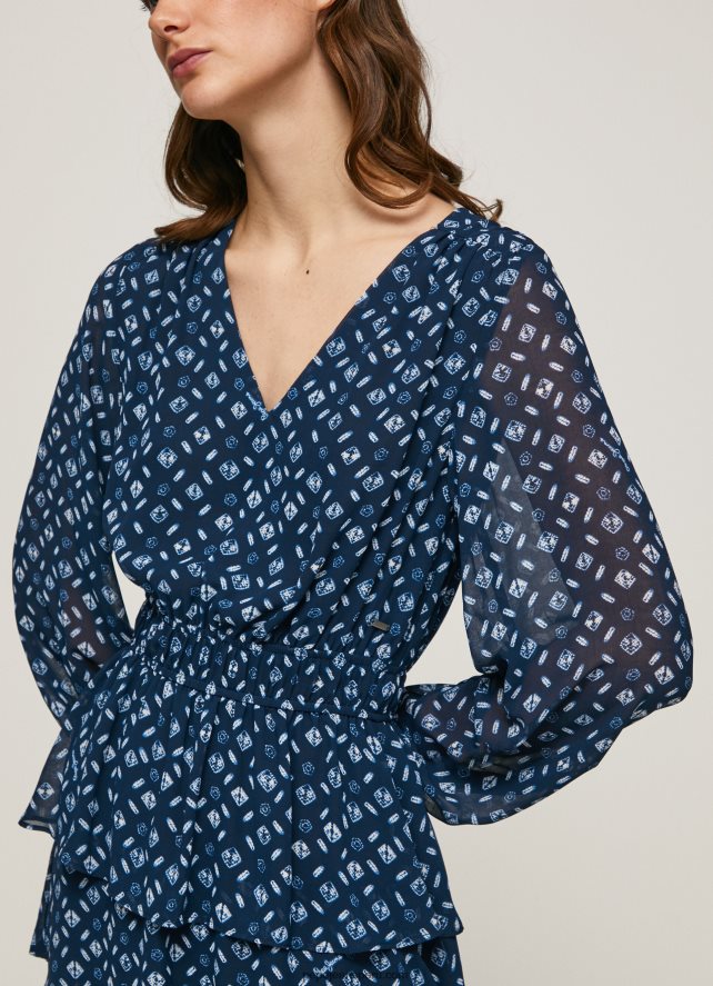 mujer vestido corto eyra estampado Pepe Jeans 44JTZ198 multi - Imagen 3