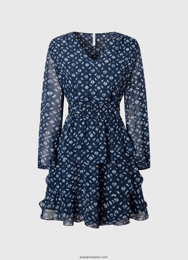 mujer vestido corto eyra estampado Pepe Jeans 44JTZ198 multi - Imagen 5
