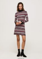 mujer vestido corto tejido a rayas Pepe Jeans 44JTZ174 multi - Imagen 2