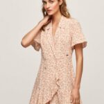 mujer vestido cruzado floral Pepe Jeans 44JTZ213 multi