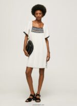 mujer vestido de algodón bambula Pepe Jeans 44JTZ188 mousse