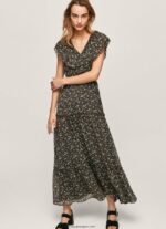 mujer vestido de gasa floral Pepe Jeans 44JTZ214 multi - Imagen 2