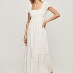 mujer vestido de perialgodón Pepe Jeans 44JTZ217 blanco