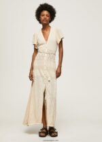 mujer vestido de punto fino faye Pepe Jeans 44JTZ151 suero de la leche - Imagen 5