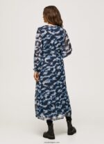 mujer vestido midi con estampado blita Pepe Jeans 44JTZ194 multi - Imagen 4