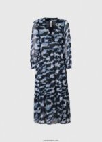 mujer vestido midi con estampado blita Pepe Jeans 44JTZ194 multi - Imagen 5