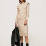 mujer vestido midi tejido de ochos Pepe Jeans 44JTZ206 fuerte