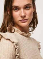 mujer vestido midi tejido de ochos Pepe Jeans 44JTZ206 fuerte - Imagen 3