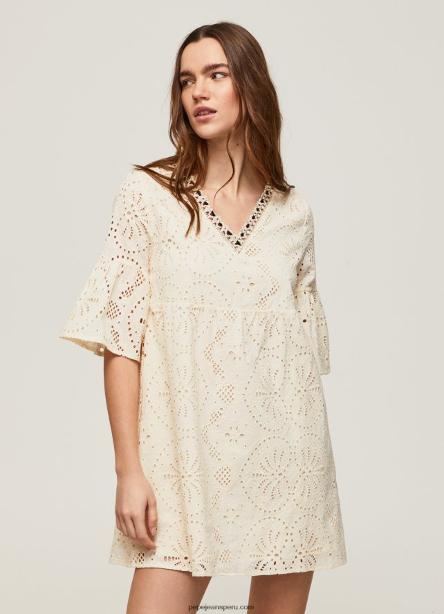 mujer_vestido_padma_con_detalles_calados_pepe_jeans_44jtz152_suero_de_la_leche.jpg mujer vestido padma con detalles calados Pepe Jeans 44JTZ152 suero de la leche - Imagen 1