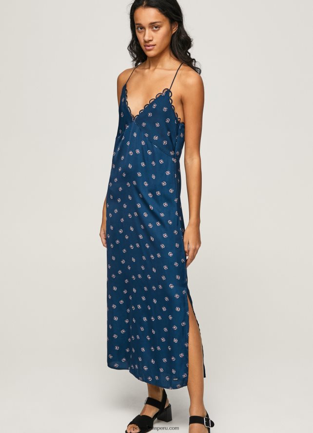 mujer vestido Pala de satén floral Pepe Jeans 44JTZ161 multi - Imagen 2