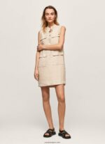 mujer vestido utilitario aura Pepe Jeans 44JTZ215 piedra