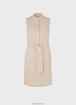 mujer vestido utilitario aura Pepe Jeans 44JTZ215 piedra - Imagen 5