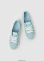 mujer zapatillas brady basicas Pepe Jeans 44JTZ631 verde agua claro - Imagen 2