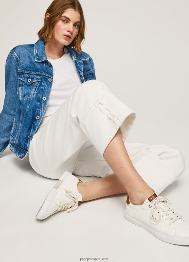 mujer_zapatillas_clasicas_kenton_max_pepe_jeans_44jtz583_blanco.jpg mujer zapatillas clásicas kenton max Pepe Jeans 44JTZ583 blanco - Imagen 1
