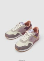 mujer zapatillas london mad running Pepe Jeans 44JTZ622 vino en polvo - Imagen 3