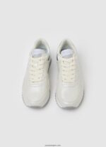 mujer zapatillas london part combinadas Pepe Jeans 44JTZ588 blanco de fábrica - Imagen 2
