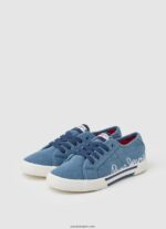 mujer zapatillas vaqueras brady básicas Pepe Jeans 44JTZ633 fábrica azul - Imagen 3